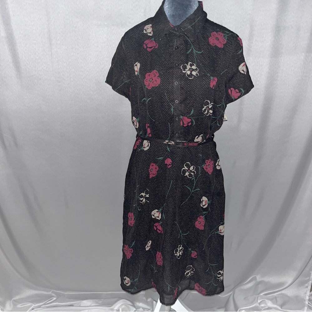 NWT Vintage 1990s Floral Print Dress
